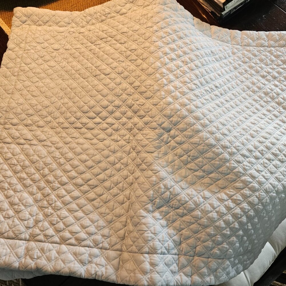 Ralph Lauren Blue Standard Heavy Pillow 2 Shams